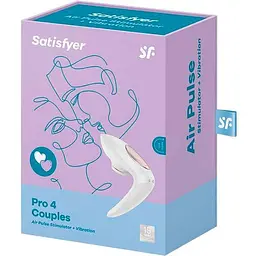 Вібратор з вакуумною стимуляцією для пар Satisfyer Pro 4 Couples (SO1827) [95362] - мініатюра 7