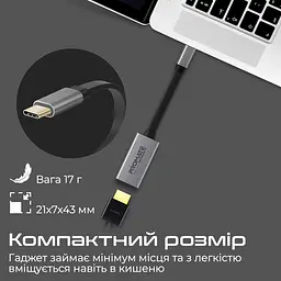 Перехідник Promate HDMI-USB Type-C medialink-h1.grey (medialink-h1.grey) - мініатюра 6