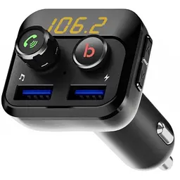 FM модулятор Grand-X 98GRX MegaBass, Bluetooth V5.0 MicroSD, 2USB, MegaBass, han (98GRX)