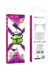 Кабель Hoco X83 USB Type-C 3A 1 m чорний (ЦБ-00259106) - мініатюра 4