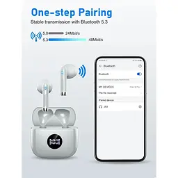 Бездротові навушники Zakotu Bluetooth 5.3 - мініатюра 3