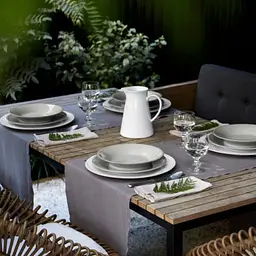 Тарілка Costa Nova Friso 22.4 см зелена (560673995604) - мініатюра 5