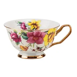 Чашка з блюдцем Elisey Vintage Bloom білий з червоним 200 мл (9217-002) - мініатюра 3