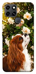 TPU чохол Demsky Flower spaniel для Infinix Smart 6