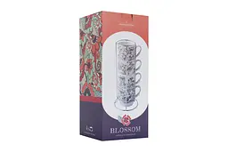 Набір чашок на металевій підставці Limited Edition Blossom, 5 предметів (6509613) - мініатюра 4