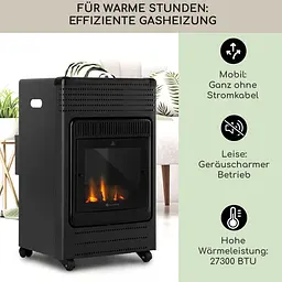 Газовий обігрівач камін Blumfeldt Andora Flame (10035407) - мініатюра 4