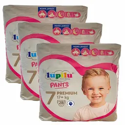 Підгузки - трусики Lupilu Premium 7 (17+ кг), 84 шт
