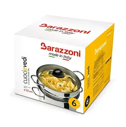 Каструля з друшляком для макаронів Barazzoni Cuoci 22 см 6л - мініатюра 4