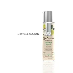 Масажна олія System JO – Naturals Massage Oil – Coconut & Lime, 120 мл System JO SO6164 92419 - мініатюра 2
