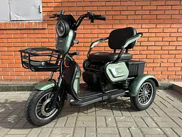Електроскутер Триколісний Corso Logan (1200W 72V/28Ah) Зелений - мініатюра 4