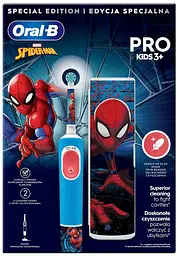 Зубна електрощітка Braun Oral-B Pro Kids D103.413.2KX Spider-Man - мініатюра 4