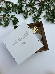 Набір дерев’яних карток для фотосесії малюка 1–12 місяців зі змінними цифрами в подарунковій коробці - мініатюра 2