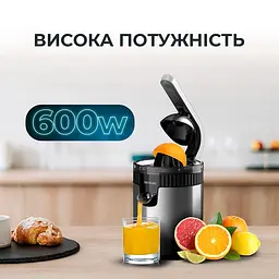 Соковитискач Cecotec Xqueeze RetroJuice 600 Steel - мініатюра 4