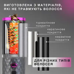 Автоматична плойка-стайлер бездротова, сірий Smart X HP7952G - мініатюра 7