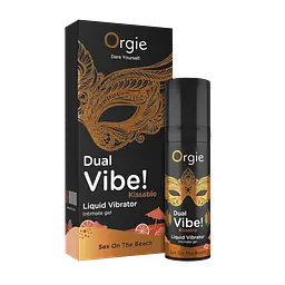 Рідкий вібратор коктейль Секс на пляжі Dual Vibe!, 15 мл Orgie (Бразилія-Португалія)