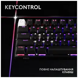 Клавіатура Logitech G Pro X 60 Lightspeed GX Tactile Wireless/Bluetooth UA Black (920-011911) - мініатюра 10