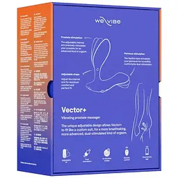 Смарт-вібромасажер простати We-Vibe Vector+ Royal Blue - мініатюра 9