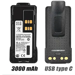 Акумулятор для рації Motorola DP4400 з USB-C 3000 mAh - мініатюра 3