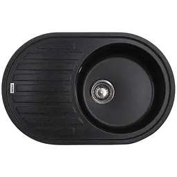 Кухонна мийка Zerix ZS-7750R-13 graphite ZX4561, Графит