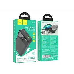 Зовнішній акумулятор Hoco Power Bank J102A 20000 mAh PD20W+QC3.0 22.5W Чорний 6931474783622 - мініатюра 2