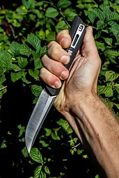 Ніж складаний туристичний Ruike Hussar P121-B, (9.2 см) 14C28N / G10 чорний - мініатюра 10