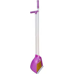 Совок для прибирання Zambak Plastik та щітка з довгими ручками фіолетовий (ZP-128v) - мініатюра 2