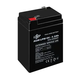 Акумулятор AGM LPM 6V - 5.2 Ah - мініатюра 4