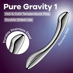 Металевий ділдо Satisfyer Pure Gravity 1 - мініатюра 6