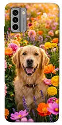 TPU чохол Demsky Flowery labrador для Nokia G22