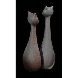 Статуетка Linea Sette Ceramiche N700/A Кіт 36 см, коричнева - мініатюра 4