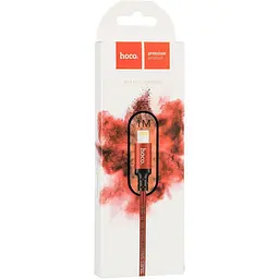 USB Cable Hoco X14 Times Speed Lightning Red/Black 1m - мініатюра 3