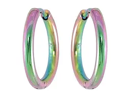 Сережки Xuping TTM Stainless Steel хамелеон колечка "Класика, шир. 1.8мм" ø 16мм (253530)
