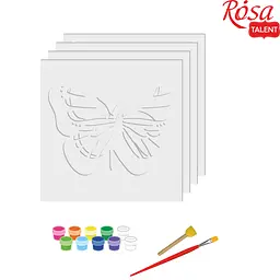Картина 3D Rosa Talent Метелик 4 МДФ ґрунтований 4 шари 17х17 см (4823098529033) - мініатюра 2