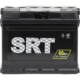 Акумулятор автомобільний SRT (6СТ-60АЗ (0) (-/+) (L2) 510А 12V)
