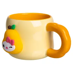 Чашка порцелянова Yiwu Sanrio 400 мл з магнітом бежевий Yiwu FM-37A - мініатюра 4
