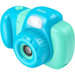 Дитяча фотокамера Hoco DV201 Dual Lens Blue [136175] - мініатюра 2