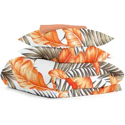Комплект постільної білизни Cosas сімейний ORANGE PALMS CS1 2 x 160 x 220 см (PalmBeigeOrange_Terrakot_160x2)