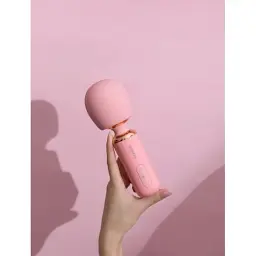 Вібромасажер Qingnan No.5 Powerful Mini Wand 18,3 см рожевий - мініатюра 5