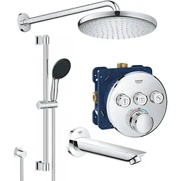 Душова система прихованого монтажу Grohe QuickFix Smartcontrol UA202801R3, Хром