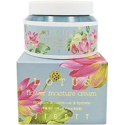 Крем для обличчя Jigott Lotus Flower Moisture Cream Лотос, 100 мл - мініатюра 2