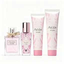 Подарунковий набір V.V.Love Pink Cutie Pour Femme 4в1