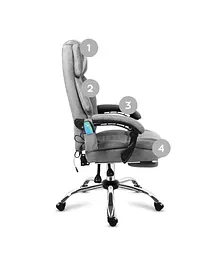 Крісло офісне Markadler Boss 6.0 Grey з масажем - мініатюра 5