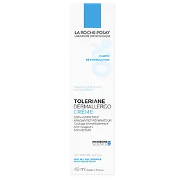 Крем для обличчя та шкіри навколо очей La Roche-Posay Toleriane Dermallergo Заспокійливий та зволожуючий догляд, для гіперчутливої та схильної до алергії сухої та дуже сухої шкіри 40 мл (MB353500) - мініатюра 4