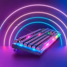 Набір - клавіатура та миша - HOCO Luminous gaming keyboard and mouse set GM18 - мініатюра 9