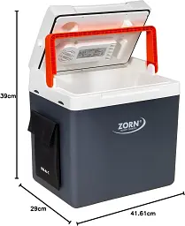 Автохолодильник Zorn Z-26 LNE + USB 12/230 V (4251702501142) - мініатюра 6