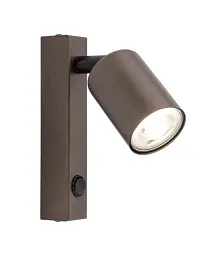 Бра, настінний світильник TK Lighting 4872 Top GU10 1x10W IP20 коричневий - мініатюра 3