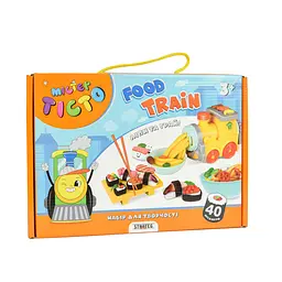 Набір для творчості ліплення Містер тісто Food Train Strateg українською мовою (41027)