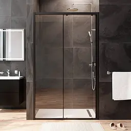 Душові двері AM.PM Gem 120x195 прозоре скло black matt W90UG-120-1S-195BT - мініатюра 4