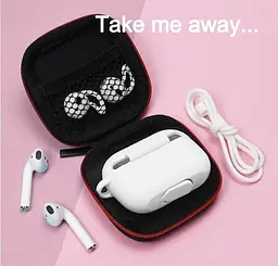 Чохол силіконовий 6 в 1 DS Case для Apple AirPods Pro White (3435132352) - мініатюра 4