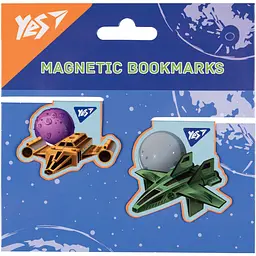 Закладки магнітні Yes Super Space, 2 шт. (708116)